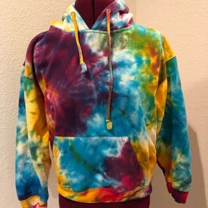 Tie-dye hoodie sweatshirt